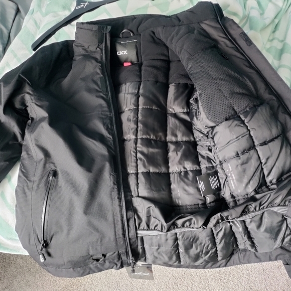 ❄️NEW Black Winter Jacket with High Collar, Size Medium Men's by CKX - Picture 5 of 16